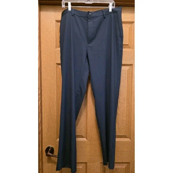 Greg Norman Golf Pants ML75 Micro Lux Men's Size 36x32 Navy Blue - Picture 2 of 13